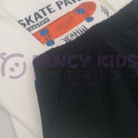 1-8 Yaş Erkek Çocuk Skate Park Pijama Takımı  